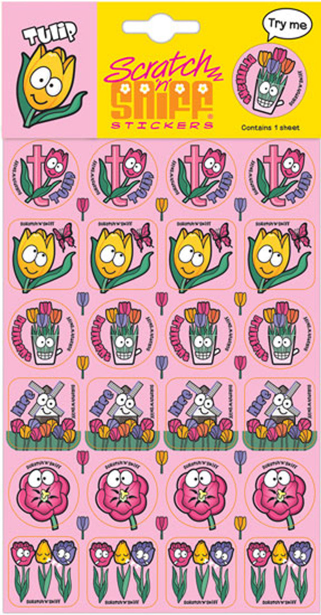 Tulip - Scratch 'n' Sniff (24 stickers)