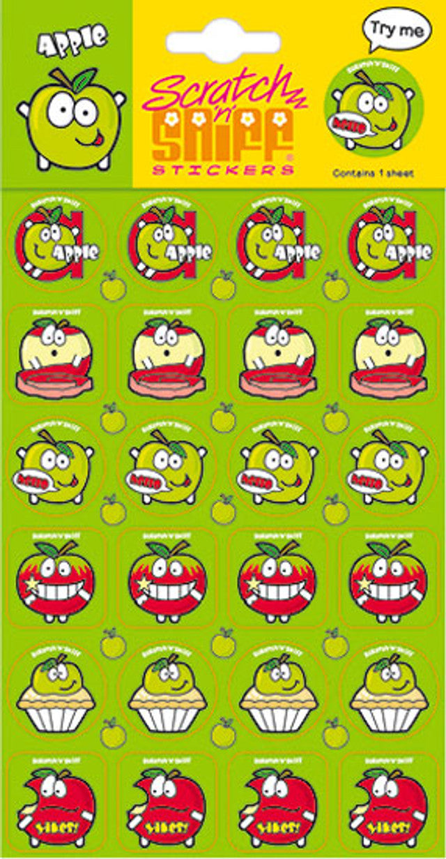 Apple - Scratch 'n' Sniff (24 stickers)